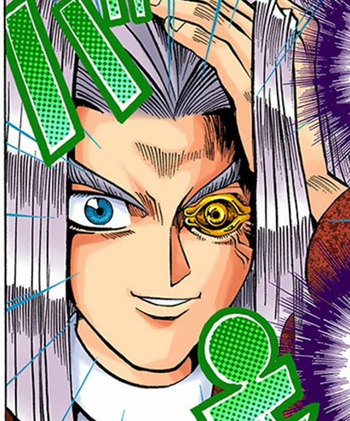 Pegasus mostrando por primera vez el Ojo Milenario